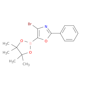 4-溴-2-苯基-5-(4,4,5,5-四甲基-1,3,2-二氧化硼酚-2-基)恶唑