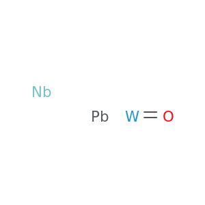 Lead niobium tungsten oxide