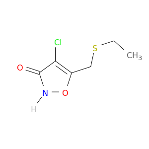 3(2H)-Isoxazolone, 4-chloro-5-[(ethylthio)methyl]-