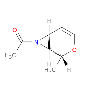 3-Oxa-7-azabicyclo[4.1.0]hept-4-ene, 7-acetyl-2-methyl-, (1R,2R,6R)-
