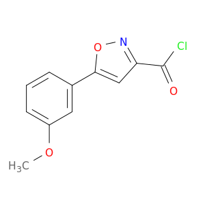 3-Isoxazolecarbonyl chloride, 5-(3-methoxyphenyl)-