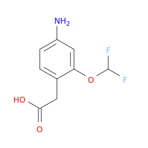 2-[4-amino-2-(difluoromethoxy)phenyl]acetic acid