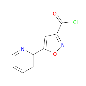 3-Isoxazolecarbonyl chloride, 5-(2-pyridinyl)-