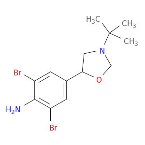 Benzenamine, 2,6-dibromo-4-[3-(1,1-dimethylethyl)-5-oxazolidinyl]-