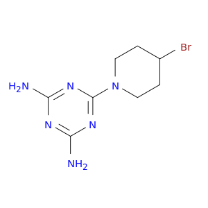 6-(4-溴-1-哌啶基)-1,3,5-三嗪-2,4-二胺