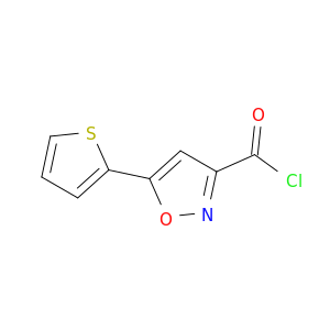3-Isoxazolecarbonylchloride, 5-(2-thienyl)-