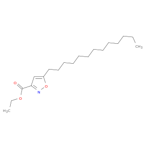 3-Isoxazolecarboxylic acid, 5-tridecyl-, ethyl ester