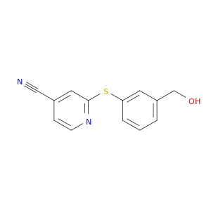 4-Pyridinecarbonitrile,2-[[3-(hydroxymethyl)phenyl]thio]-