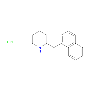Piperidine, 2-(1-naphthalenylmethyl)-, hydrochloride