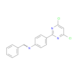 Benzenamine, 4-(4,6-dichloro-2-pyrimidinyl)-N-(phenylmethylene)-