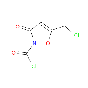 2(3H)-Isoxazolecarbonylchloride, 5-(chloromethyl)-3-oxo-
