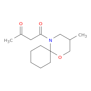 1-Oxa-5-azaspiro[5.5]undecane, 5-(1,3-dioxobutyl)-3-methyl-