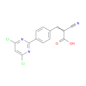 2-Propenoic acid, 2-cyano-3-[4-(4,6-dichloro-2-pyrimidinyl)phenyl]-