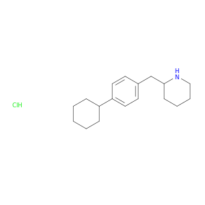 Piperidine, 2-[(4-cyclohexylphenyl)methyl]-, hydrochloride