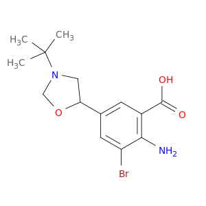 Benzoic acid, 2-amino-3-bromo-5-[3-(1,1-dimethylethyl)-5-oxazolidinyl]-