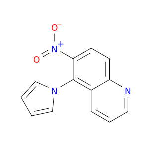 Quinoline, 6-nitro-5-(1H-pyrrol-1-yl)-