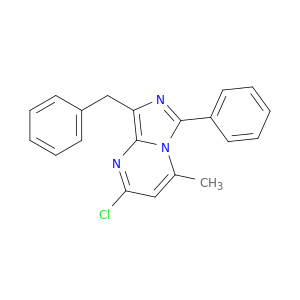 Imidazo[1,5-a]pyrimidine, 2-chloro-4-methyl-6-phenyl-8-(phenylmethyl)-
