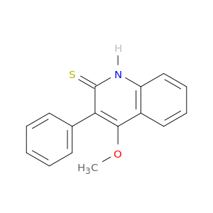 2(1H)-Quinolinethione, 4-methoxy-3-phenyl-