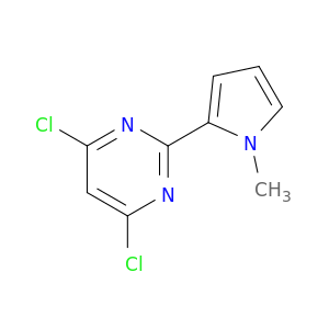 Pyrimidine, 4,6-dichloro-2-(1-methyl-1H-pyrrol-2-yl)-