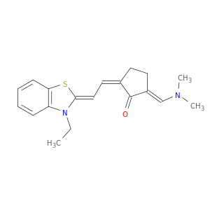 Cyclopentanone,2-[(dimethylamino)methylene]-5-[2-(3-ethyl-2(3H)-benzothiazolylidene)ethylidene]-