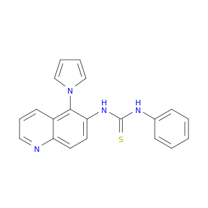 Thiourea, N-phenyl-N'-[5-(1H-pyrrol-1-yl)-6-quinolinyl]-