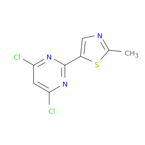 Pyrimidine, 4,6-dichloro-2-(2-methyl-5-thiazolyl)-