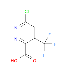 6-chloro-4-(trifluoromethyl)pyridazine-3-carboxylic acid