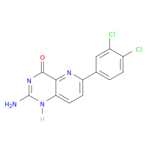 Pyrido[3,2-d]pyrimidin-4(1H)-one, 2-amino-6-(3,4-dichlorophenyl)-