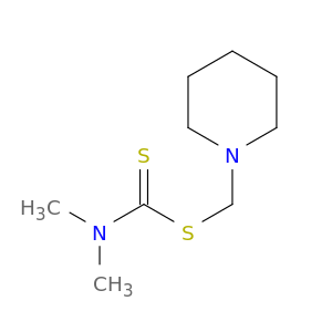 Piperidine, 1-[[(dimethylamino)thioxomethyl]thio]methyl-