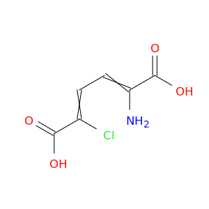 2,4-Hexadienedioic acid, 2-amino-5-chloro-