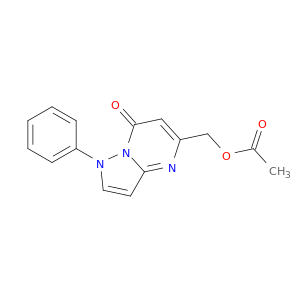 Pyrazolo[1,5-a]pyrimidin-7(1H)-one, 5-[(acetyloxy)methyl]-1-phenyl-