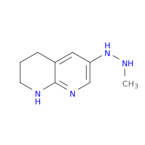 1-methyl-2-(5,6,7,8-tetrahydro-1,8-naphthyridin-3-yl)hydrazine