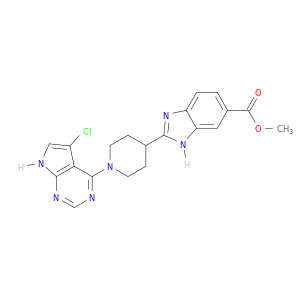 2-(1-(5-氯-7H-吡咯并[2,3-d]嘧啶-4-基)哌啶-4-基)-1H-苯并[d]咪唑-5-羧酸甲酯