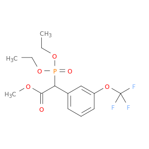 methyl 2-diethoxyphosphoryl-2-[3-(trifluoromethoxy)phenyl]acetate