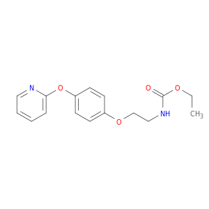 Carbamic acid, [2-[4-(2-pyridinyloxy)phenoxy]ethyl]-, ethyl ester