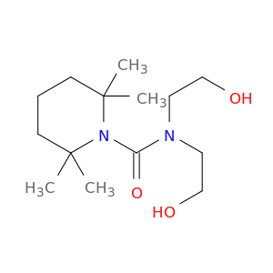 1-Piperidinecarboxamide, N,N-bis(2-hydroxyethyl)-2,2,6,6-tetramethyl-