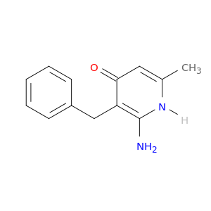 4(1H)-Pyridinone, 2-amino-6-methyl-3-(phenylmethyl)-