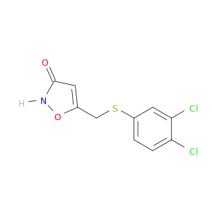 3(2H)-Isoxazolone, 5-[[(3,4-dichlorophenyl)thio]methyl]-