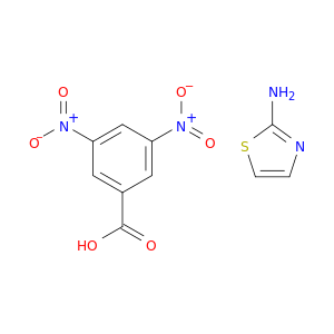 Benzoic acid, 3,5-dinitro-, compd. with 2-thiazolamine (1:1)