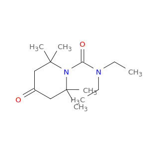 1-Piperidinecarboxamide, N,N-diethyl-2,2,6,6-tetramethyl-4-oxo-