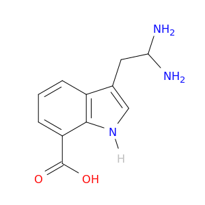 1H-Indole-7-carboxylic acid, 3-(2,2-diaminoethyl)-