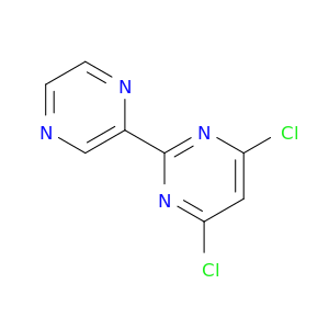 Pyrimidine, 4,6-dichloro-2-pyrazinyl-