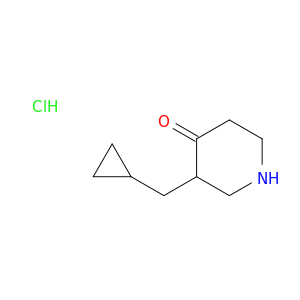 3-(cyclopropylmethyl)piperidin-4-one;hydrochloride