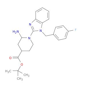 1,1-二甲基乙基N-[1-[1-[(4-氟苯基)甲基]-1H-苯并咪唑-2-基]-4-哌啶基]氨基甲酸酯