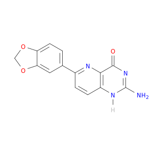Pyrido[3,2-d]pyrimidin-4(1H)-one, 2-amino-6-(1,3-benzodioxol-5-yl)-