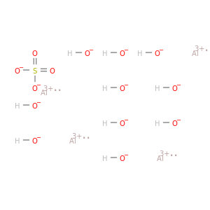 氢氧化铝硫酸铝(Al4(OH)10(SO4))