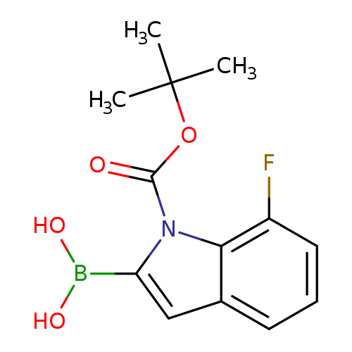 N-(BOC)-7-氟吲哚-2-硼酸