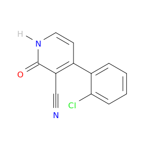 3-Pyridinecarbonitrile, 4-(2-chlorophenyl)-1,2-dihydro-2-oxo-