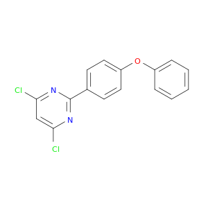 Pyrimidine, 4,6-dichloro-2-(4-phenoxyphenyl)-