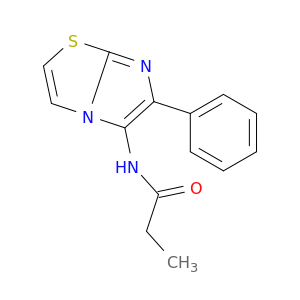 Propanamide, N-(6-phenylimidazo[2,1-b]thiazol-5-yl)-